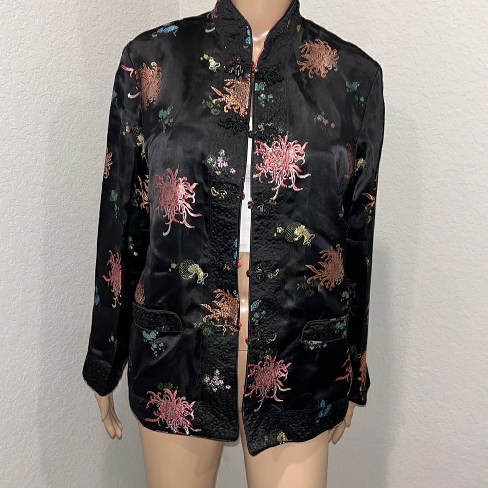 Vintage reversible jacket w/ pockets